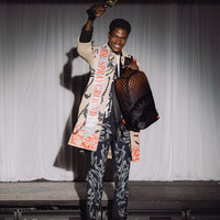 BROWN CHECK GHOST DRIP BACKPACK