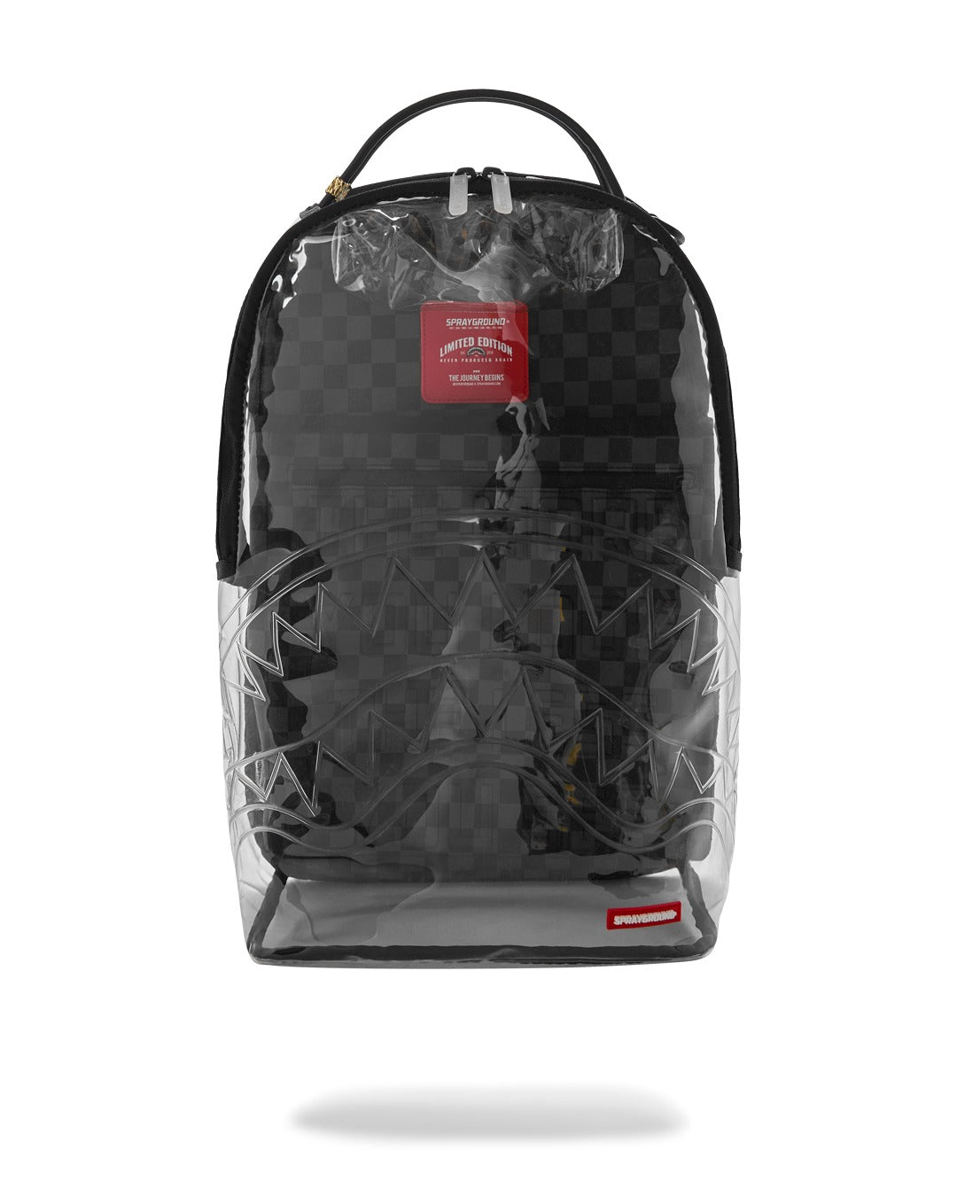 HIDDEN MESSAGE CLEAR BACKPACK