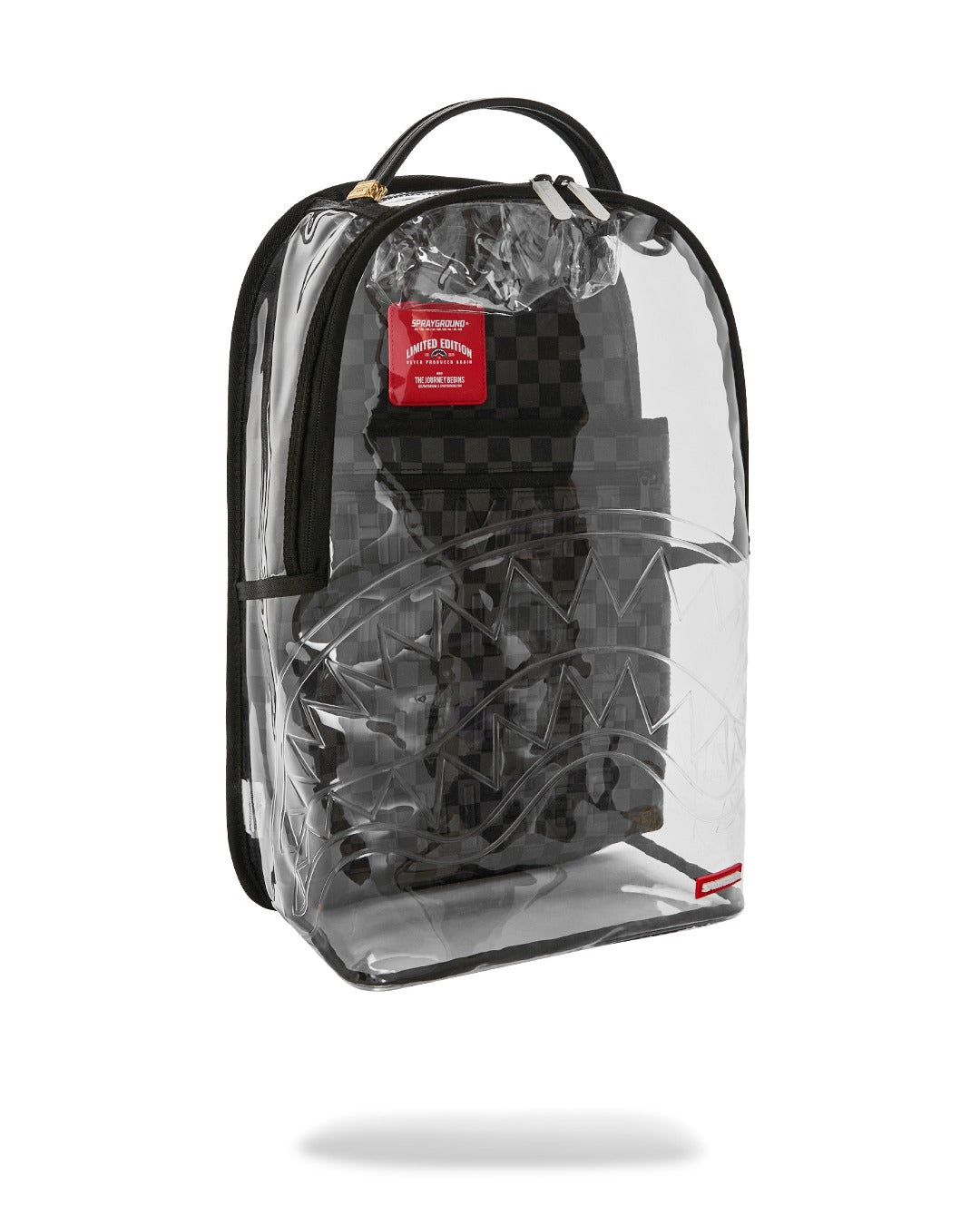 HIDDEN MESSAGE CLEAR BACKPACK