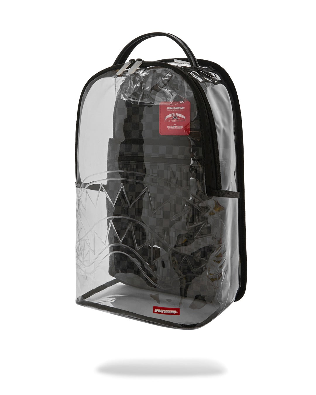 HIDDEN MESSAGE CLEAR BACKPACK