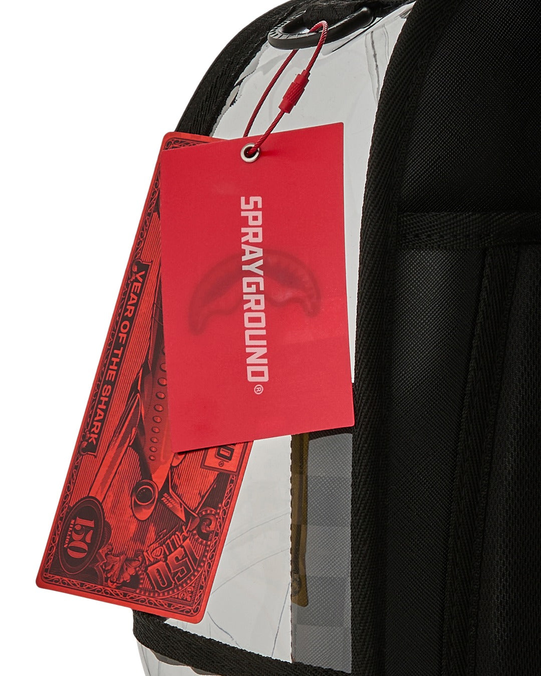HIDDEN MESSAGE CLEAR BACKPACK