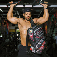 AIRBRUSHED SHARK BACKPACK