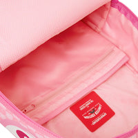 PINK NEW CHECK FACES BACKPACK
