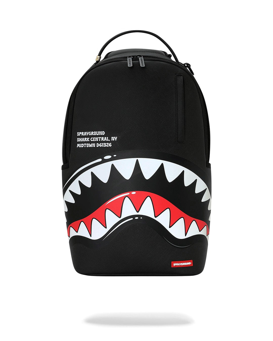 SHARK CENTRAL BUBBLY BLACK BACKPACK