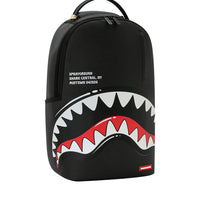 SHARK CENTRAL BUBBLY BLACK BACKPACK