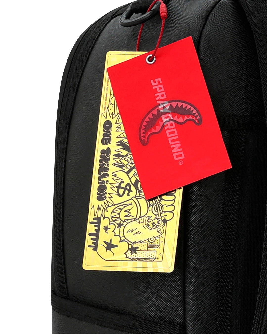 SHARK CENTRAL BUBBLY BLACK BACKPACK