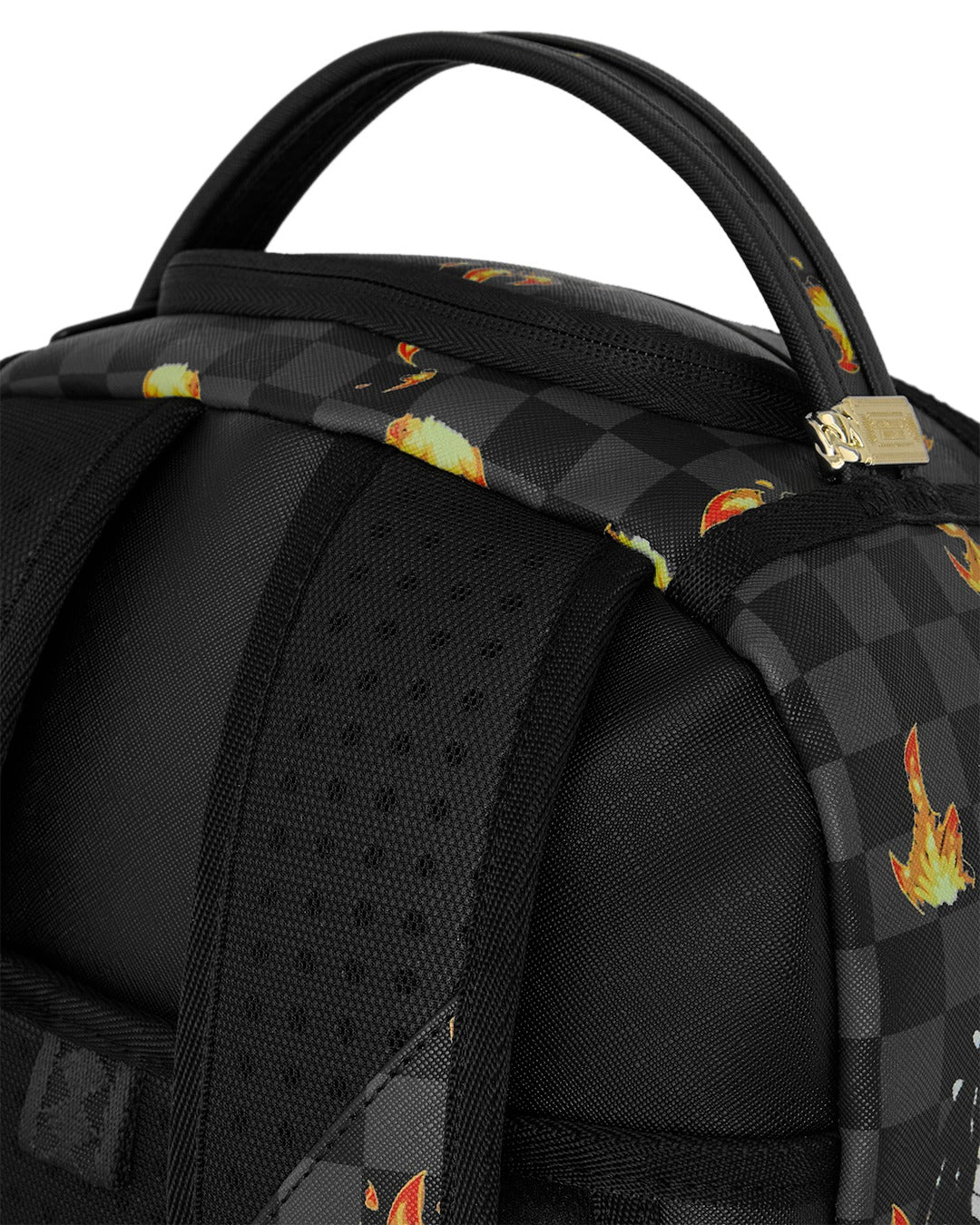 SCRIBBLE FIRE CHECK BACKPACK
