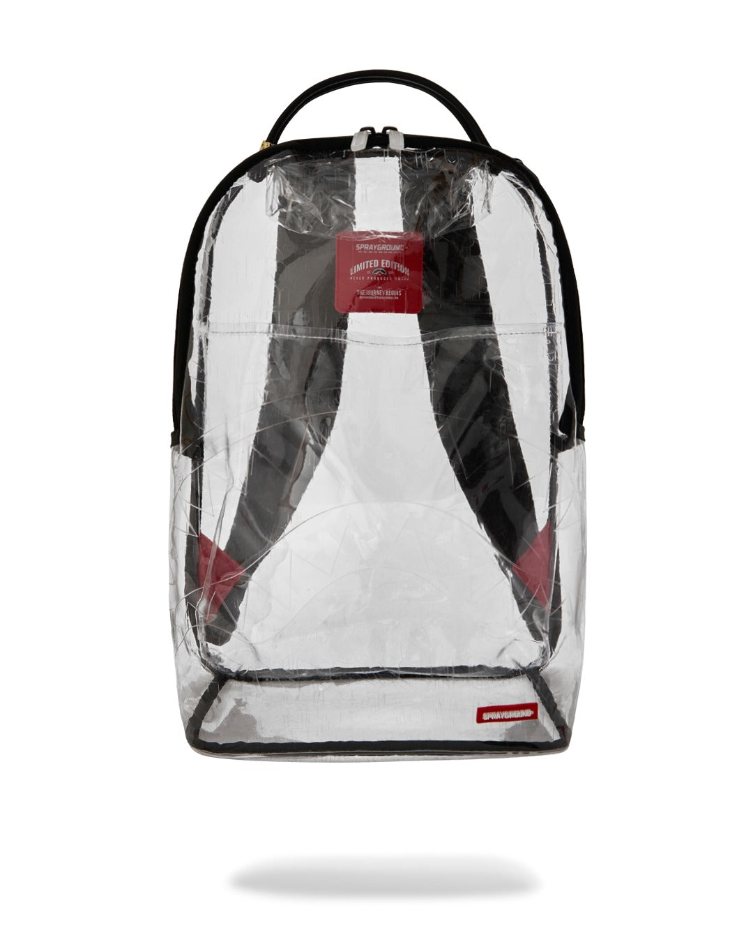 EMBOSSED GRAFF FULLY CLEAR BACKPACK