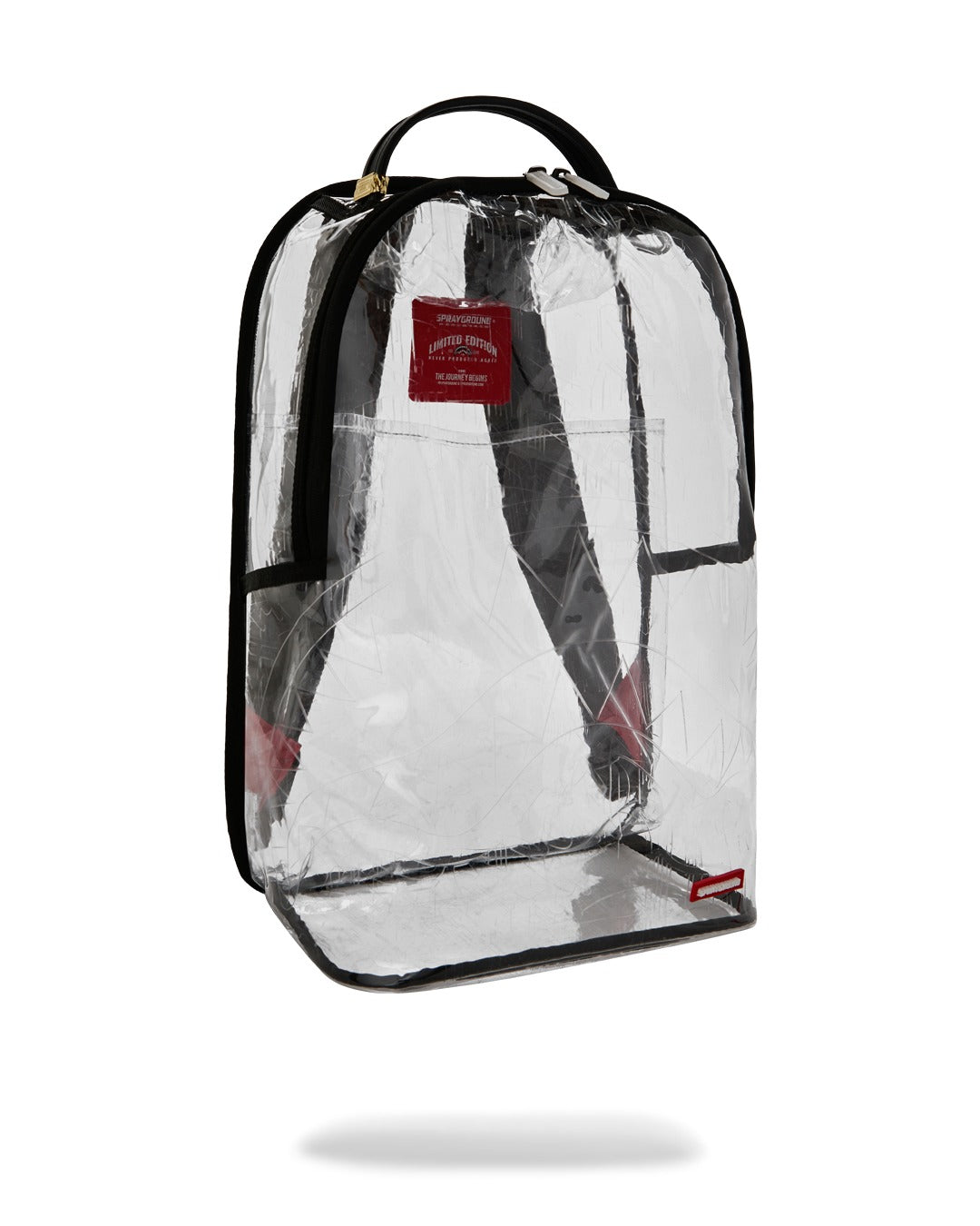 EMBOSSED GRAFF FULLY CLEAR BACKPACK