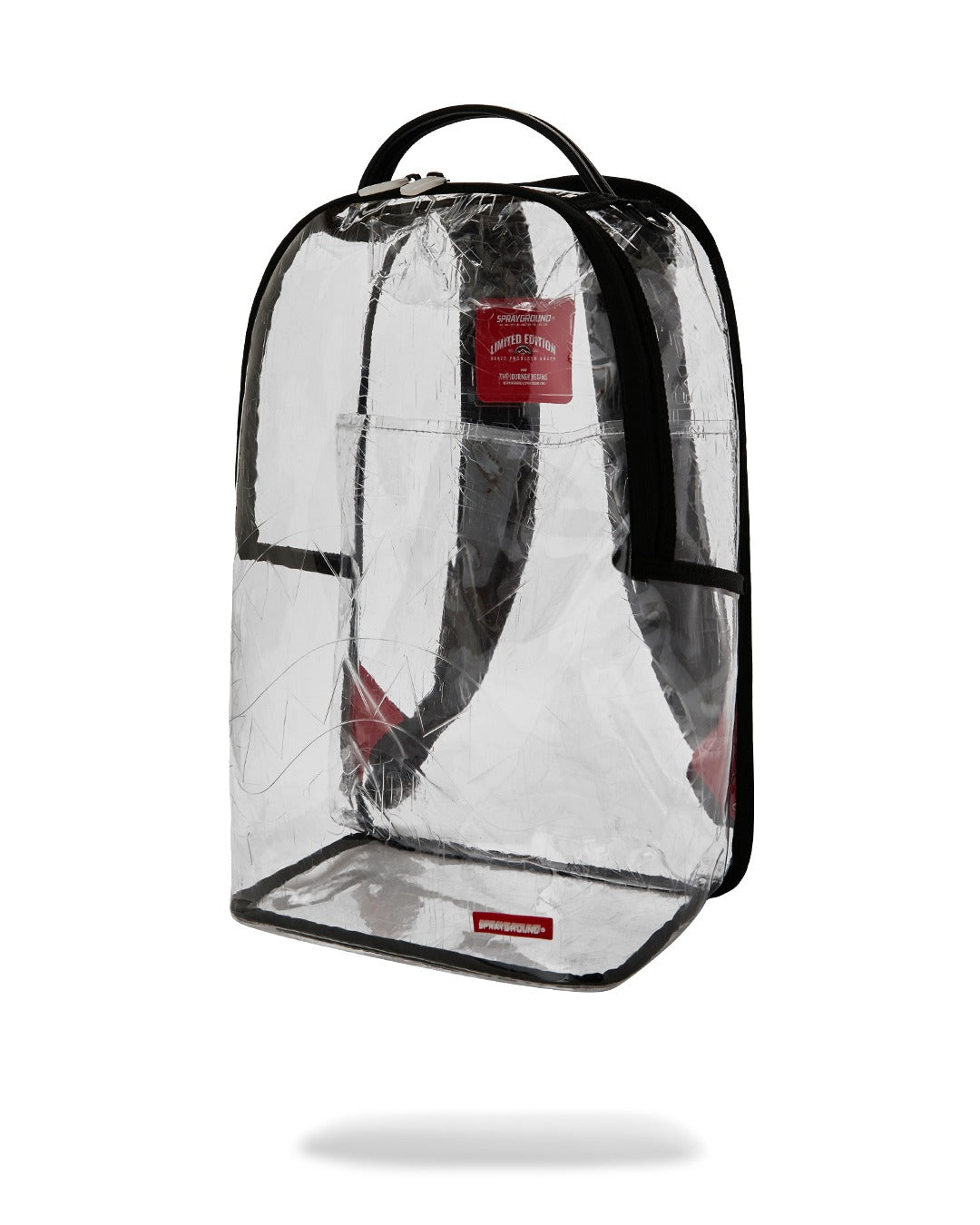 EMBOSSED GRAFF FULLY CLEAR BACKPACK