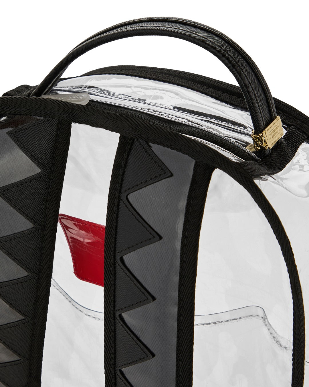 EMBOSSED GRAFF FULLY CLEAR BACKPACK