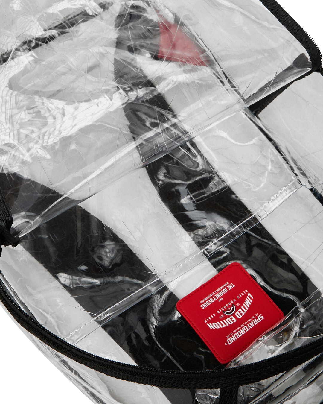 EMBOSSED GRAFF FULLY CLEAR BACKPACK