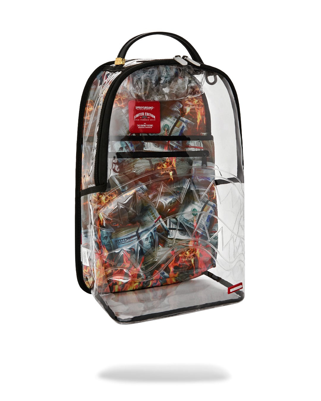 FULL OF CASH CLEAR BACKPACK