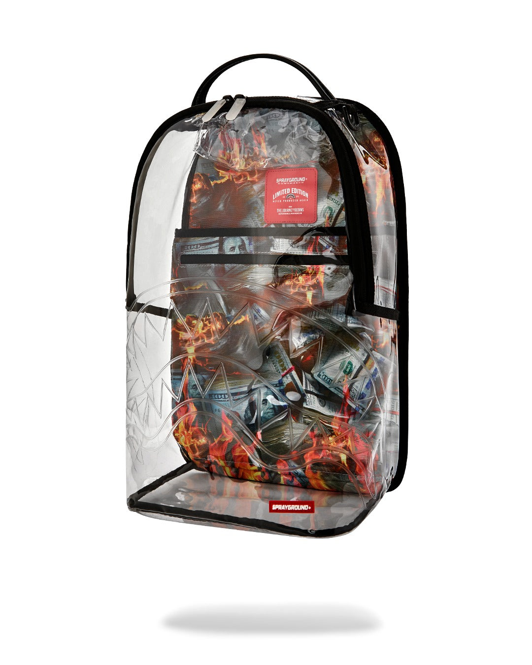 FULL OF CASH CLEAR BACKPACK