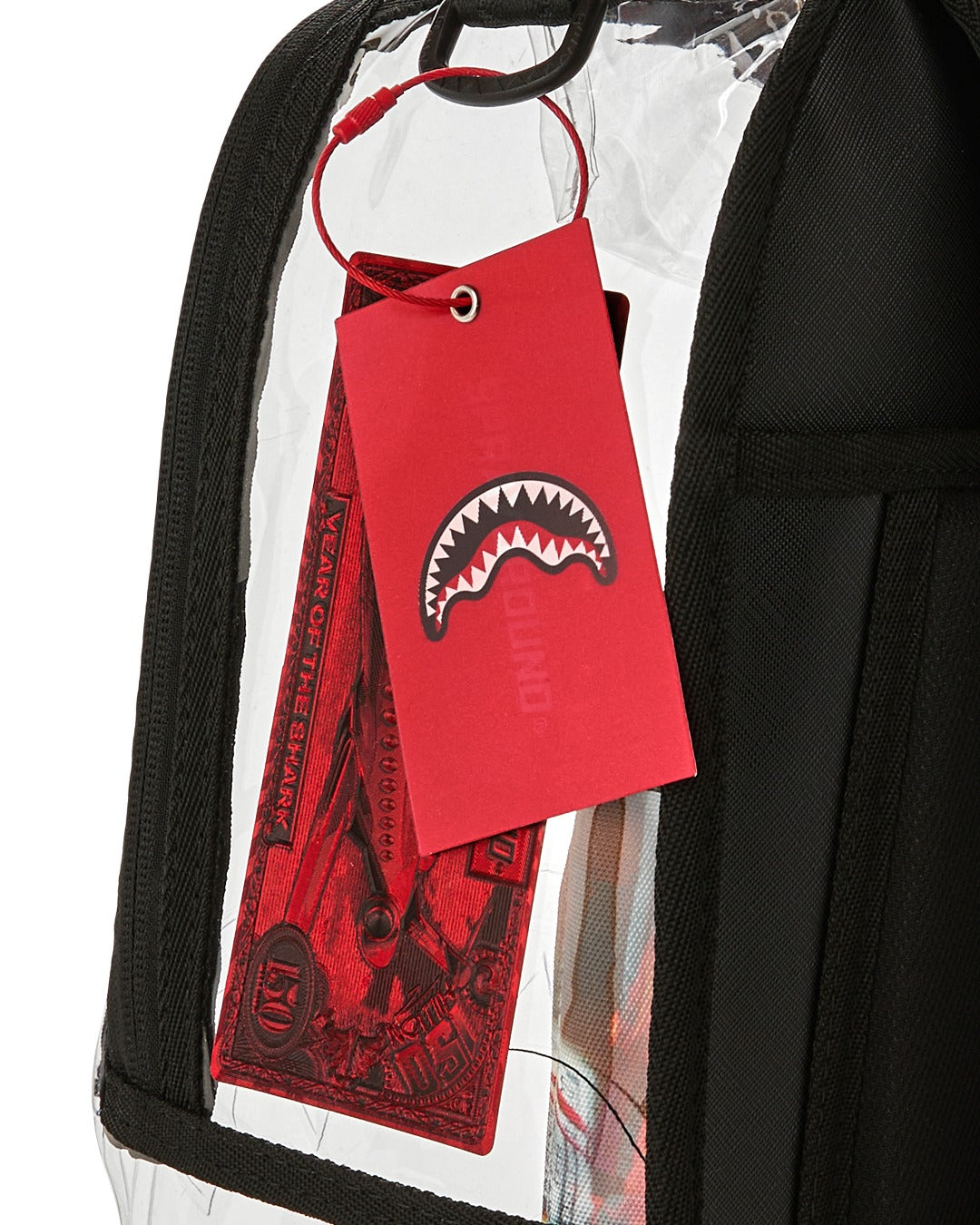 FULL OF CASH CLEAR BACKPACK