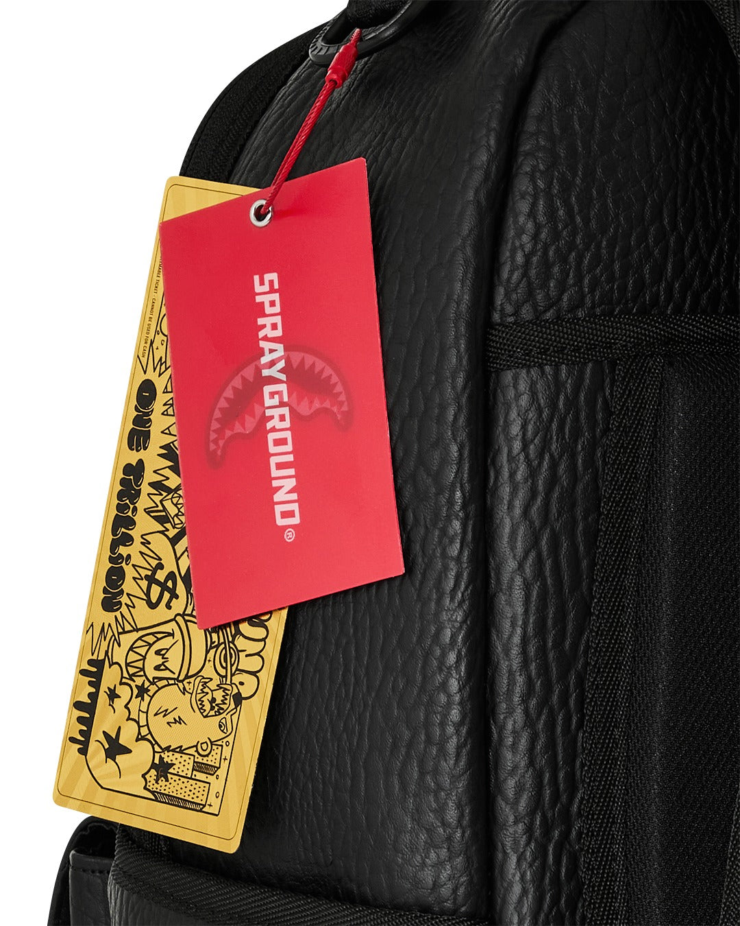 SLEEK BLACK EMBLEM BACKPACK