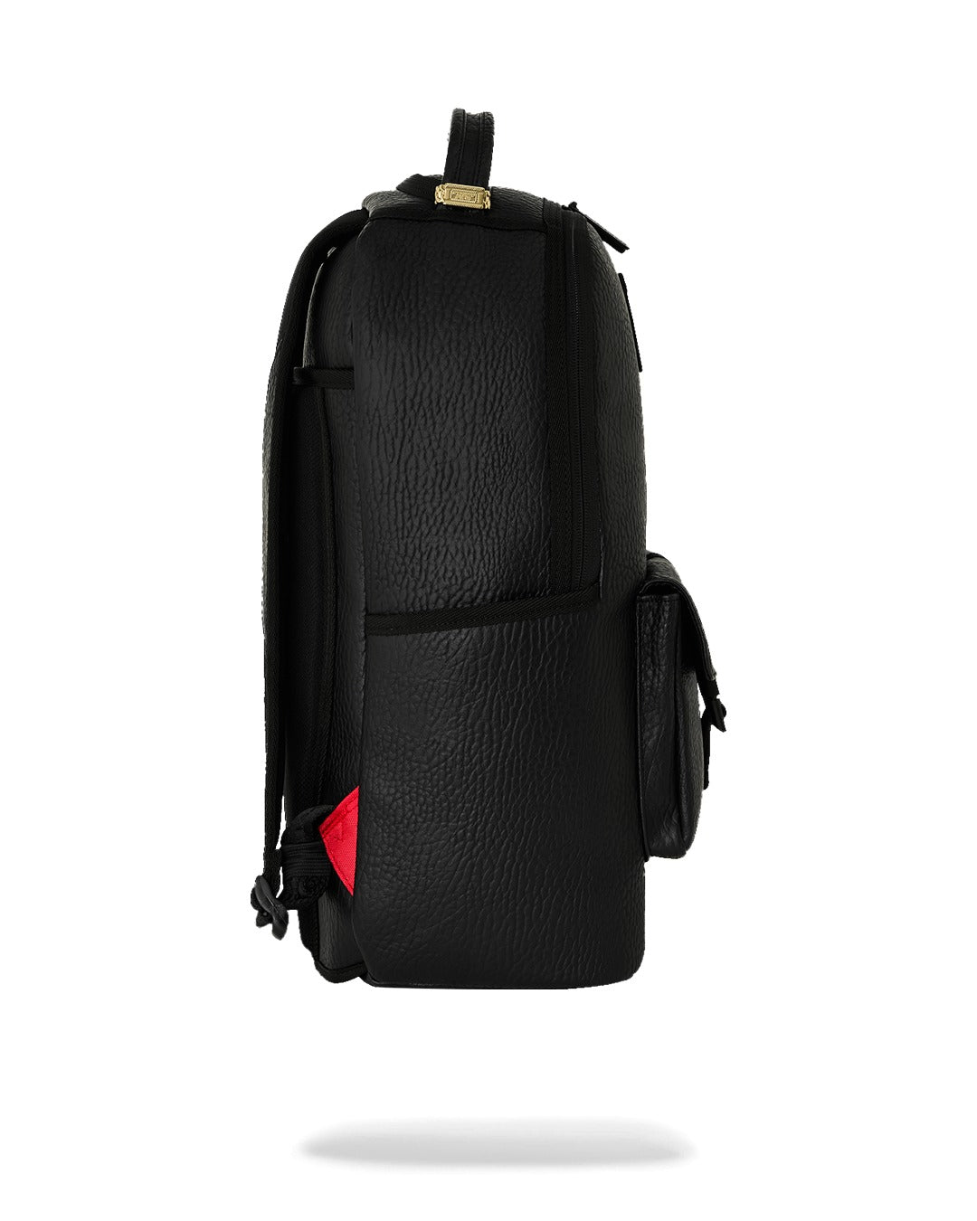 SLEEK BLACK EMBLEM BACKPACK