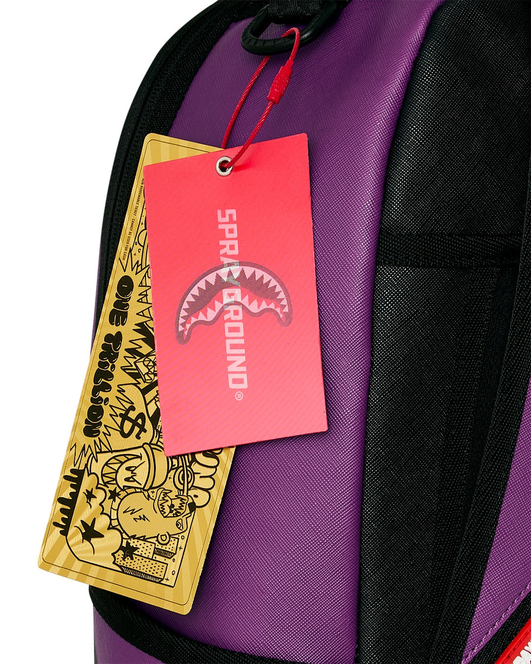 SHARK CENTRAL BUBBLY PURPLE BACKPACK