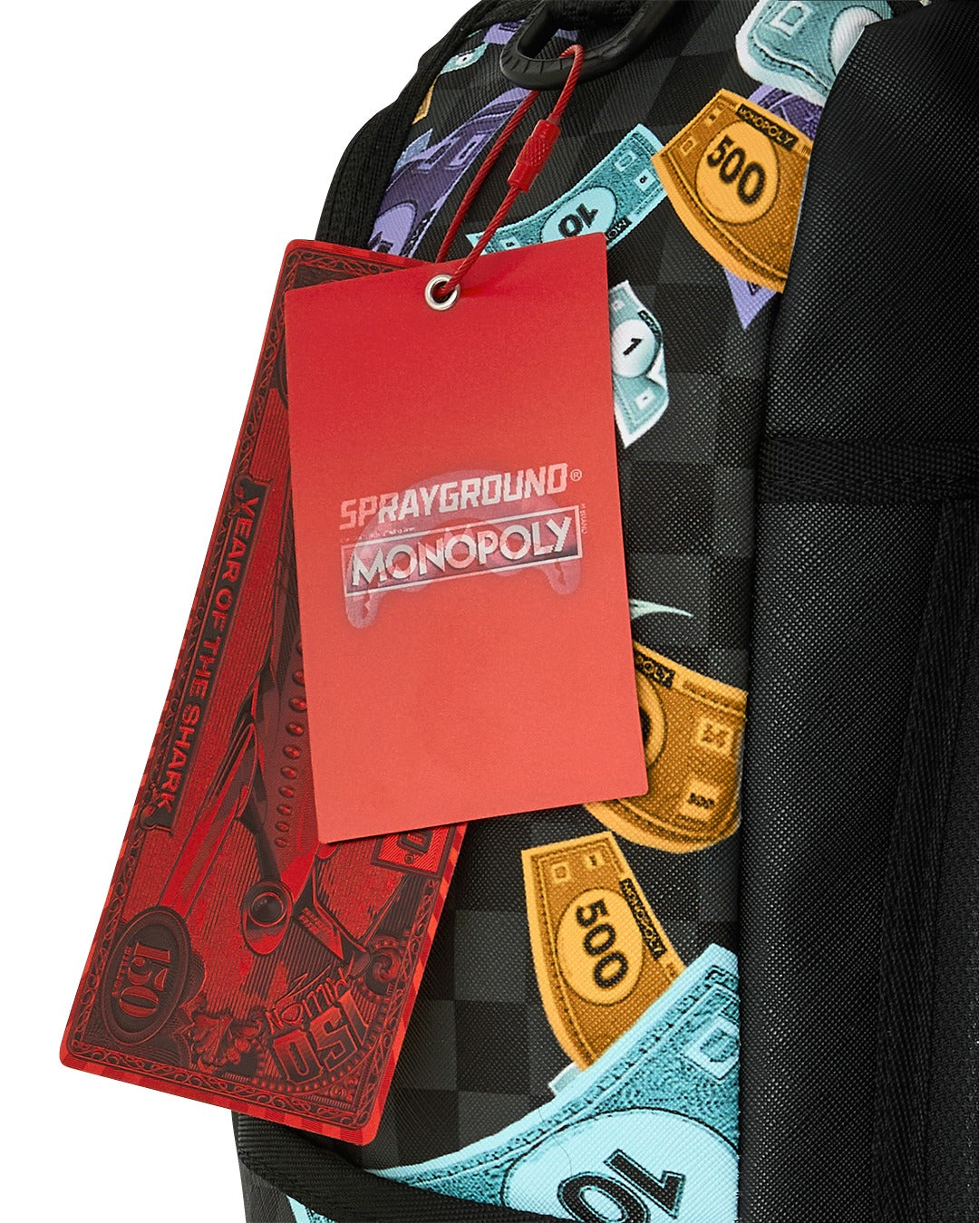 MONOPOLY GO SHARKMOUTH STENCIL BACKPACK