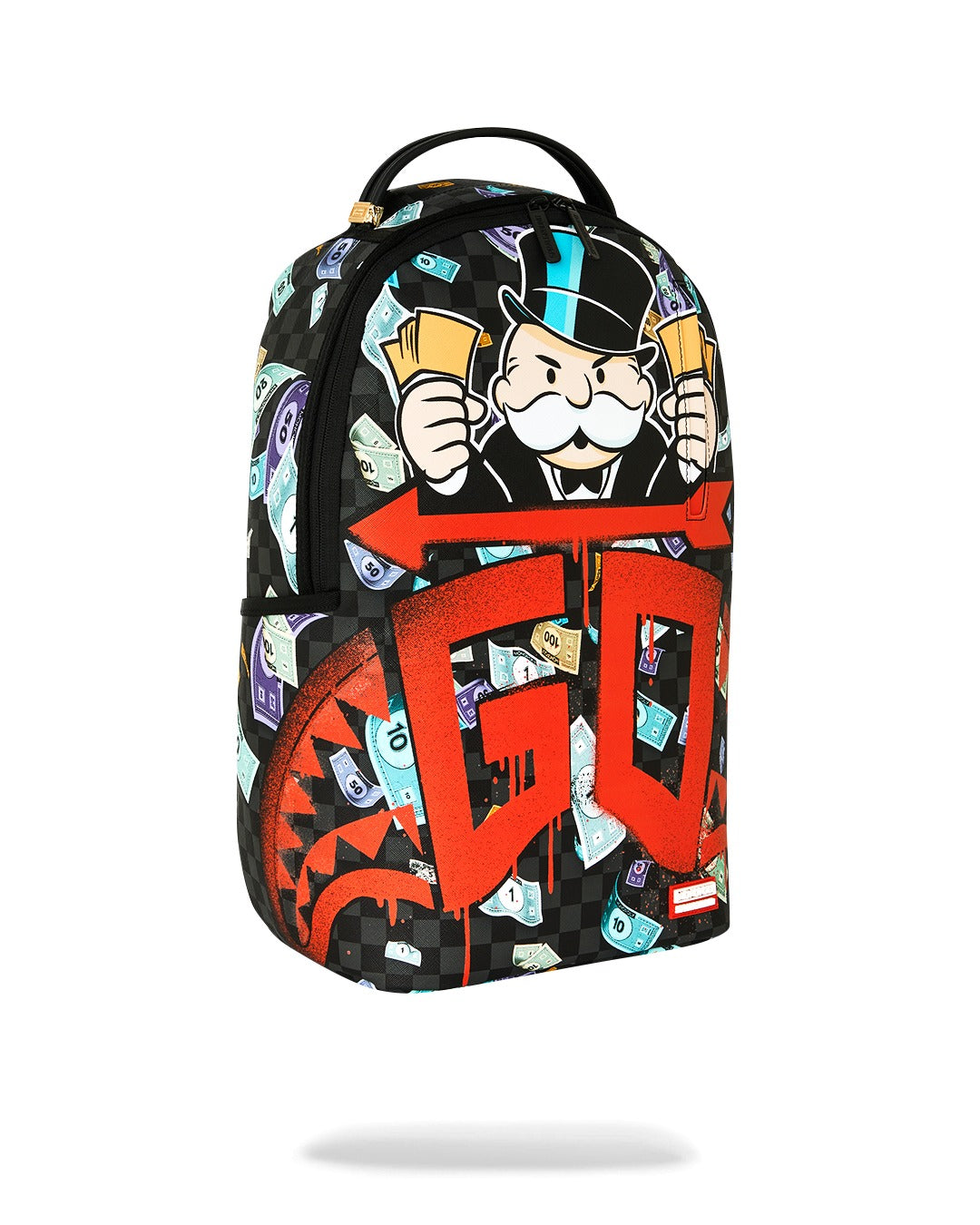MONOPOLY GO SHARKMOUTH STENCIL BACKPACK