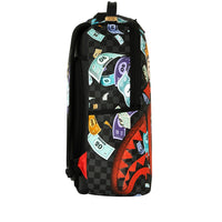 MONOPOLY GO SHARKMOUTH STENCIL BACKPACK