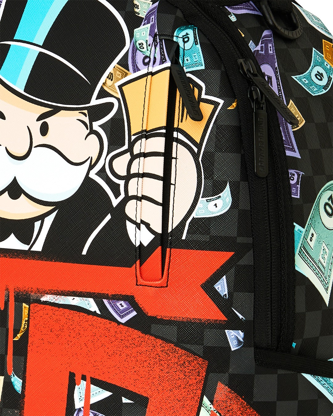 MONOPOLY GO SHARKMOUTH STENCIL BACKPACK