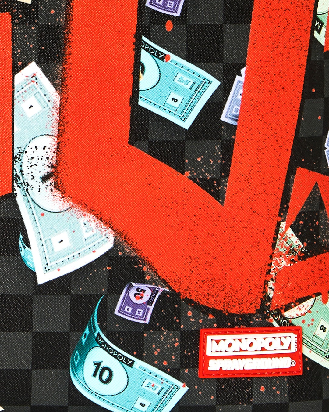 MONOPOLY GO SHARKMOUTH STENCIL BACKPACK