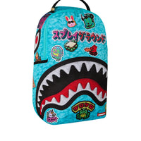 EMBELLISHED FLEECE MONSTER BACKPACK
