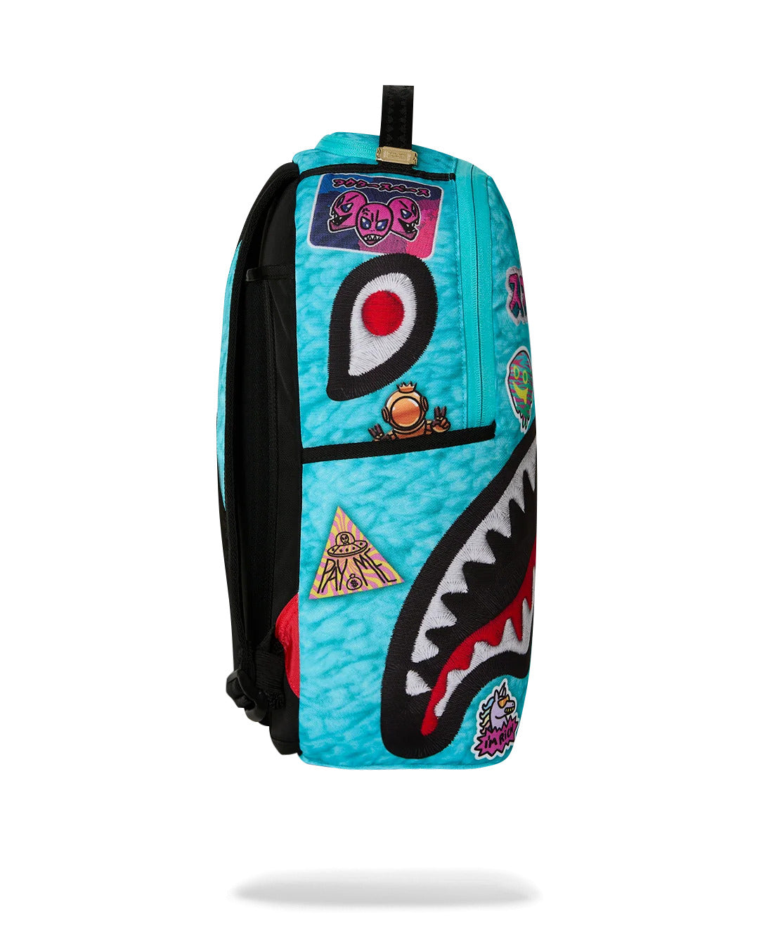 EMBELLISHED FLEECE MONSTER BACKPACK