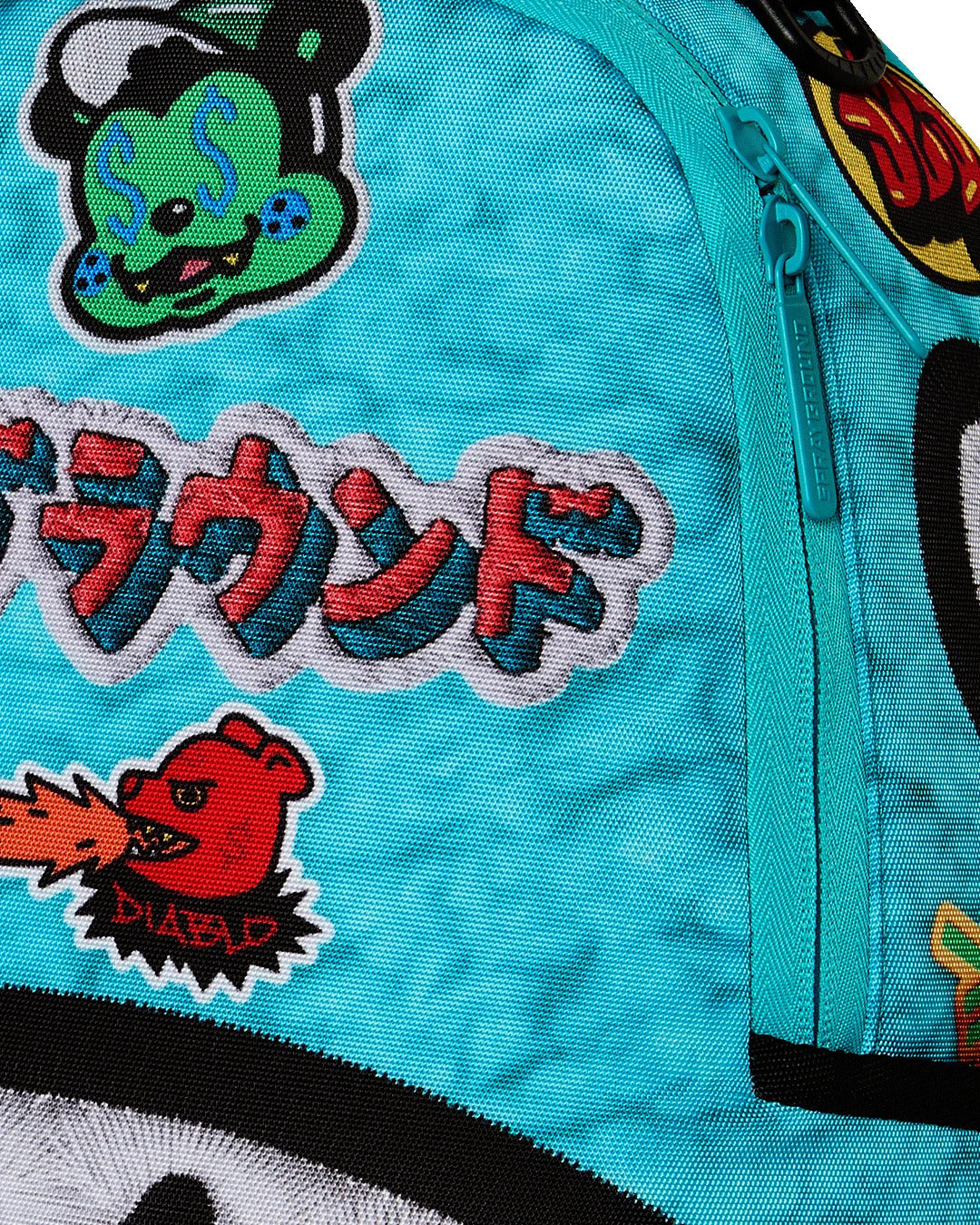 EMBELLISHED FLEECE MONSTER BACKPACK