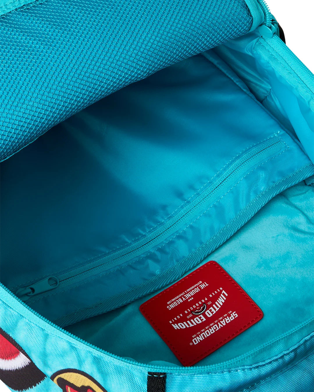 EMBELLISHED FLEECE MONSTER BACKPACK