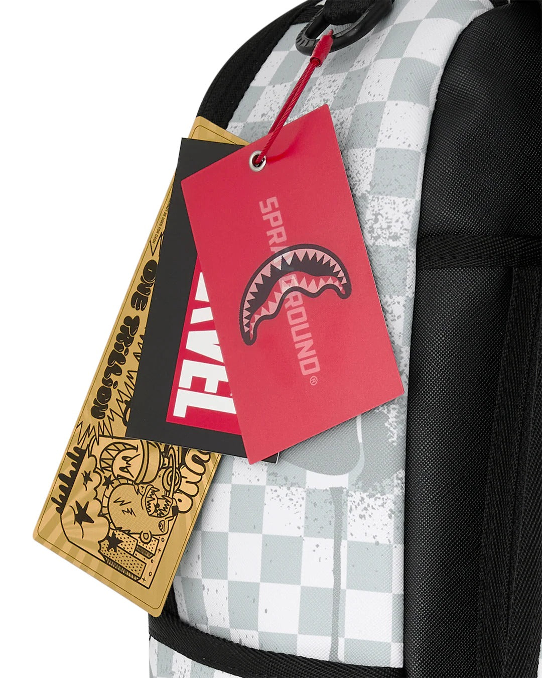 MARVEL  WAKANDA FOREVER WHITE CHECK BACKPACK