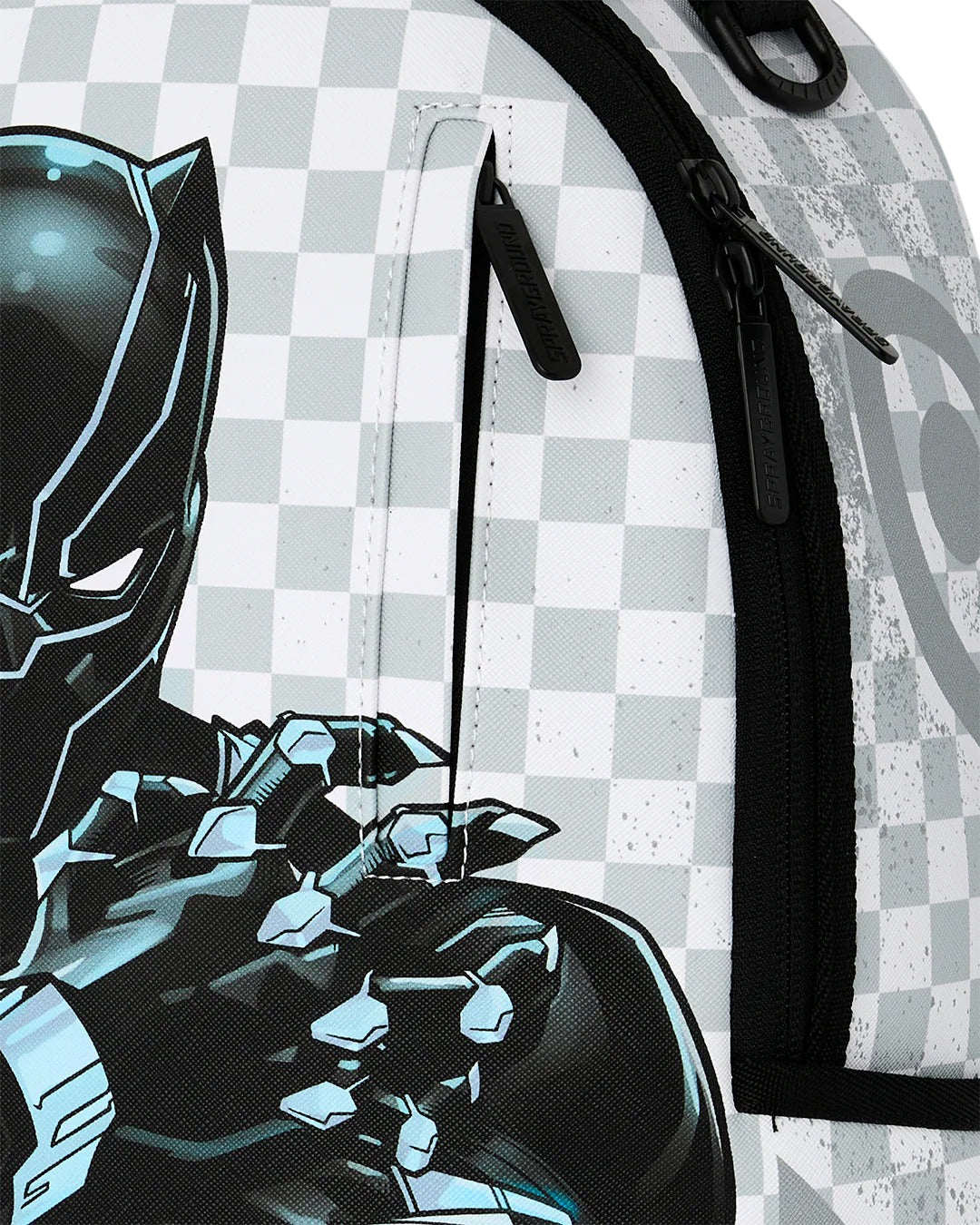 MARVEL  WAKANDA FOREVER WHITE CHECK BACKPACK
