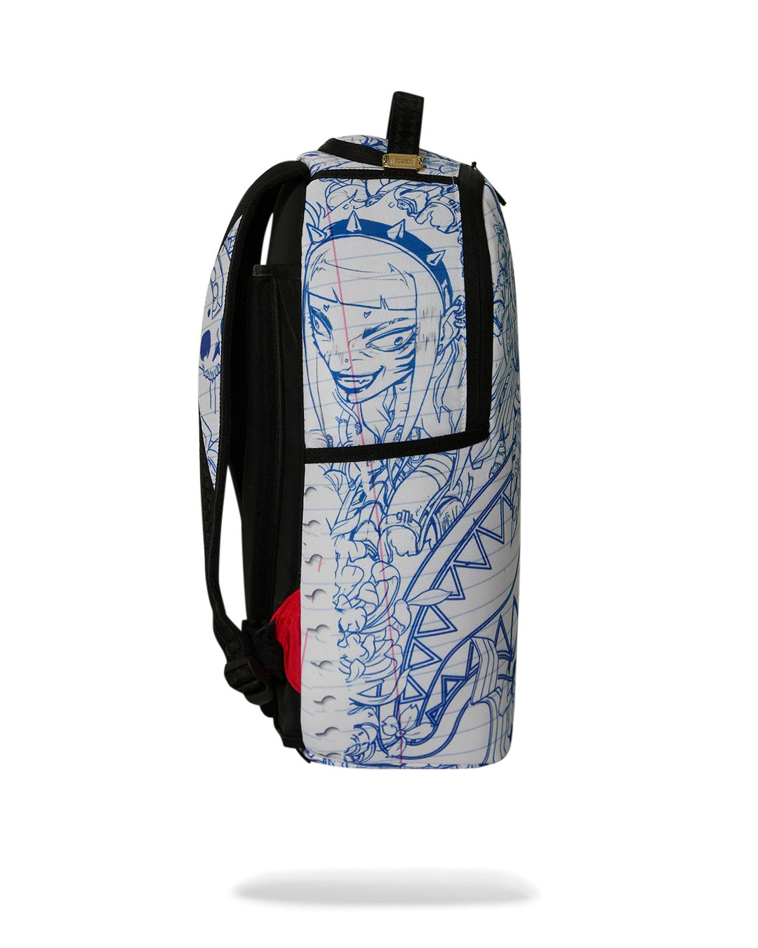 BLUE INK DOODLE BACKPACK