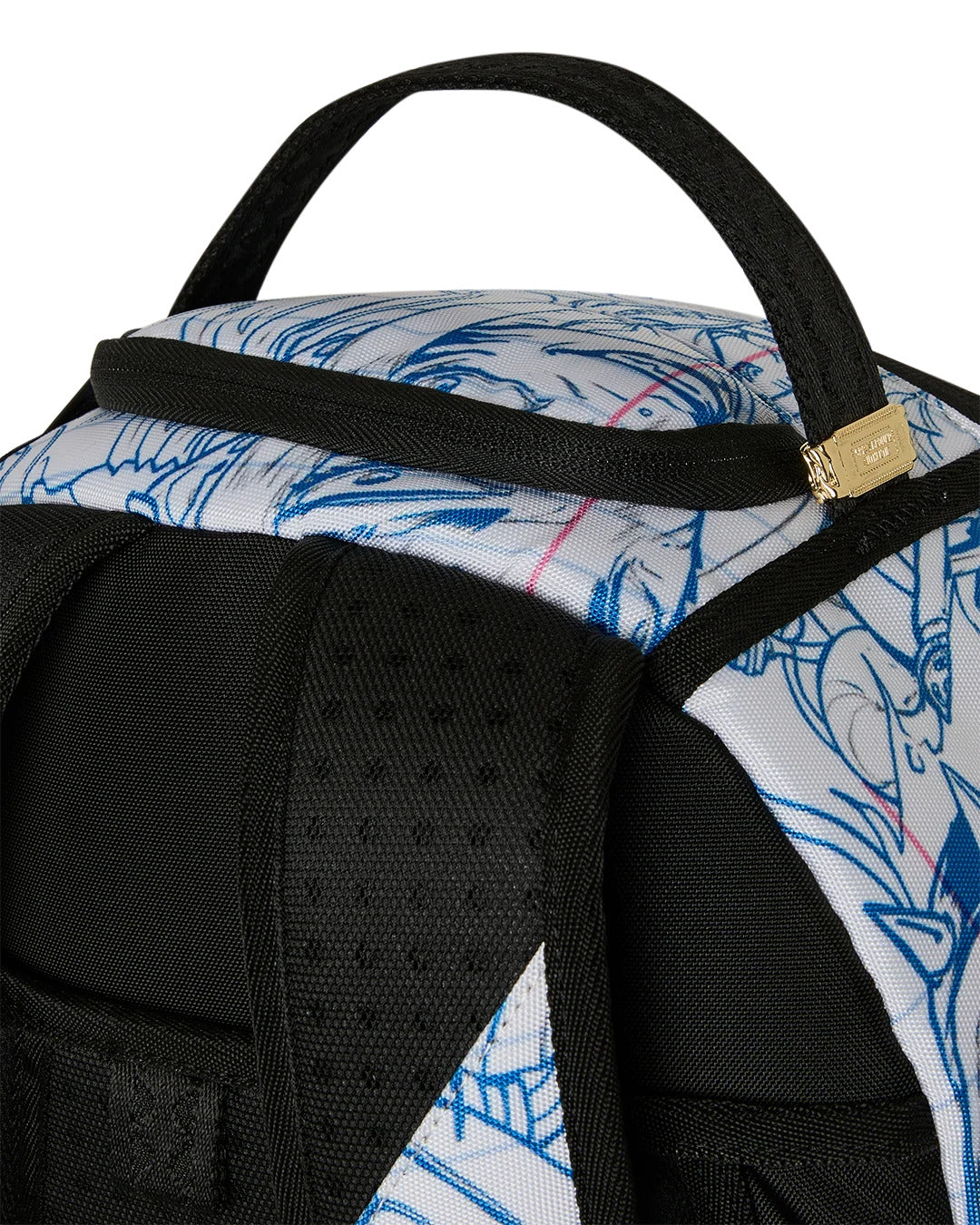 BLUE INK DOODLE BACKPACK
