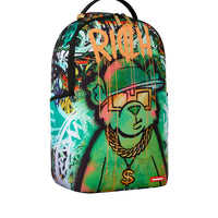 MONEY BEAR GRAFF MURAL BACKPACK