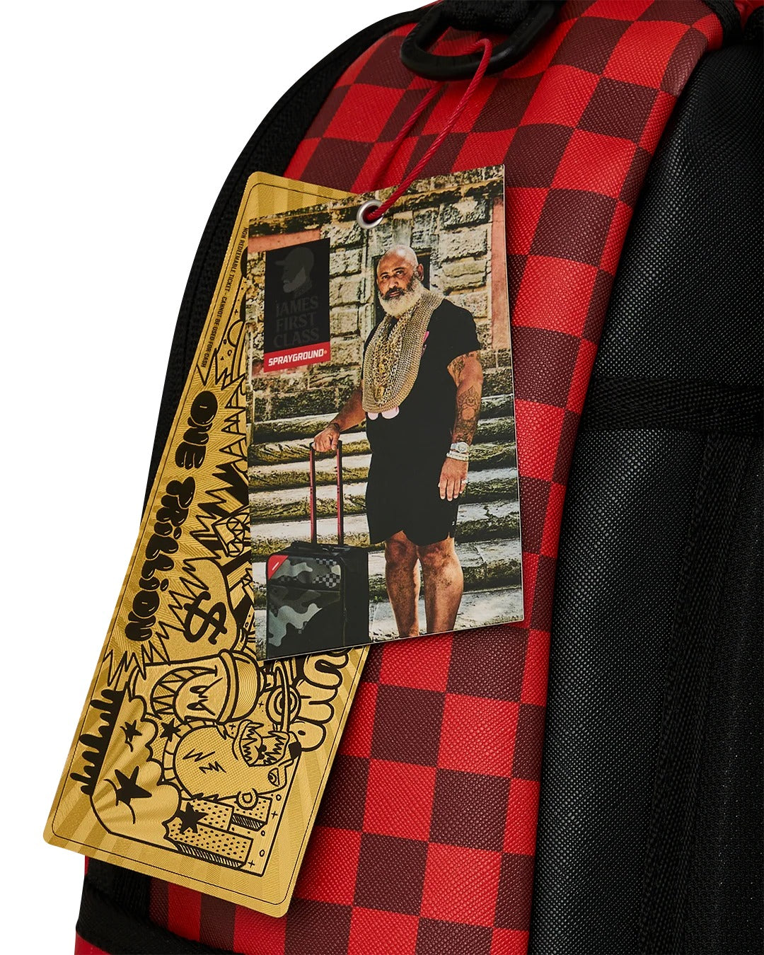 JAMES FIRST CLASS RED BACKPACK