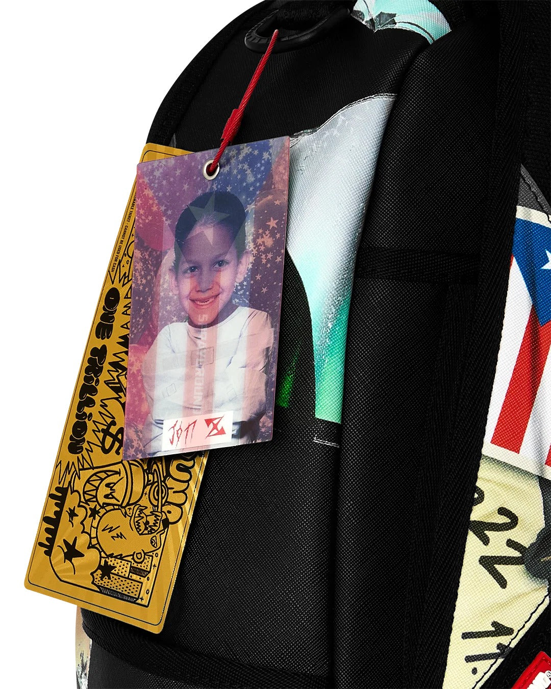 JON Z BURNED DISC BACKPACK