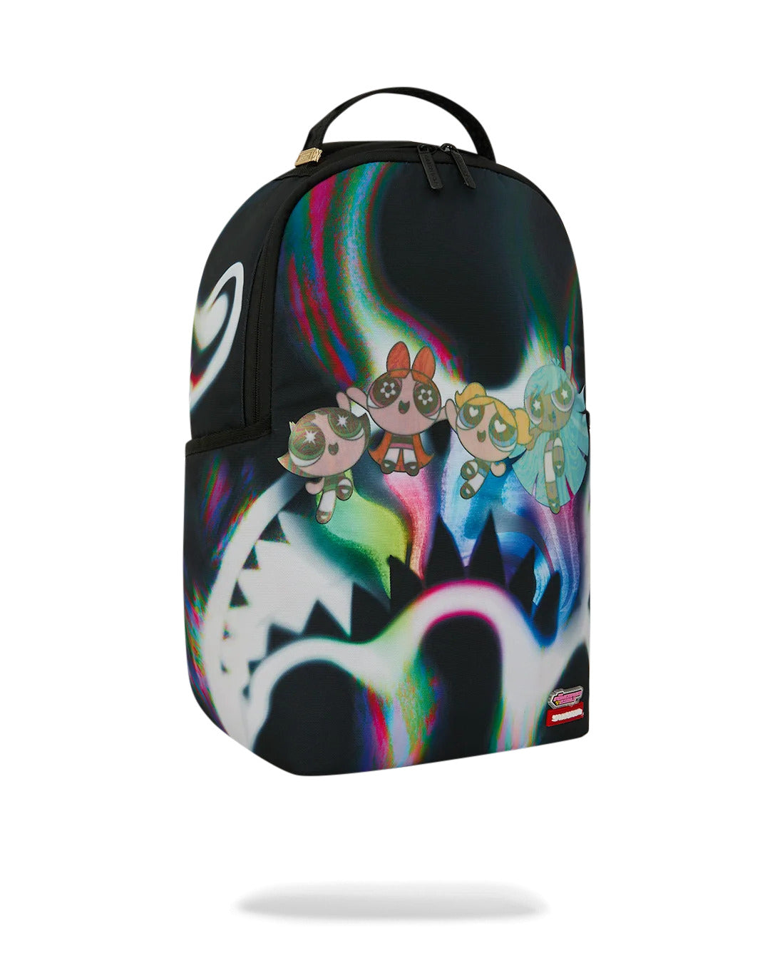 POWERPUFF GIRLS RAINBOW HOLO SHARK BACKPACK
