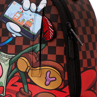 MONEY BOY CHILLIN ON BIG ANGRY BIRD BACKPACK