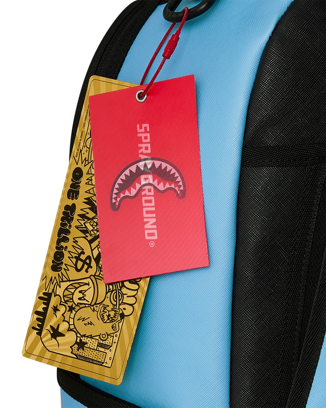 SHARK CENTRAL BUBBLY BLUE BACKPACK