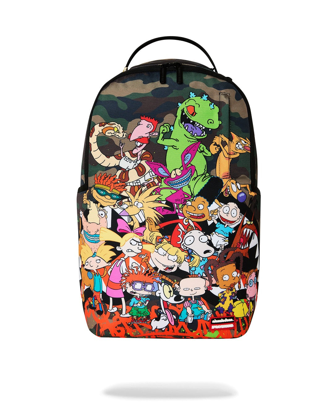 90'S NICK CAMO WITH GRAFFITI BACKPACK