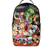 90'S NICK CAMO WITH GRAFFITI BACKPACK