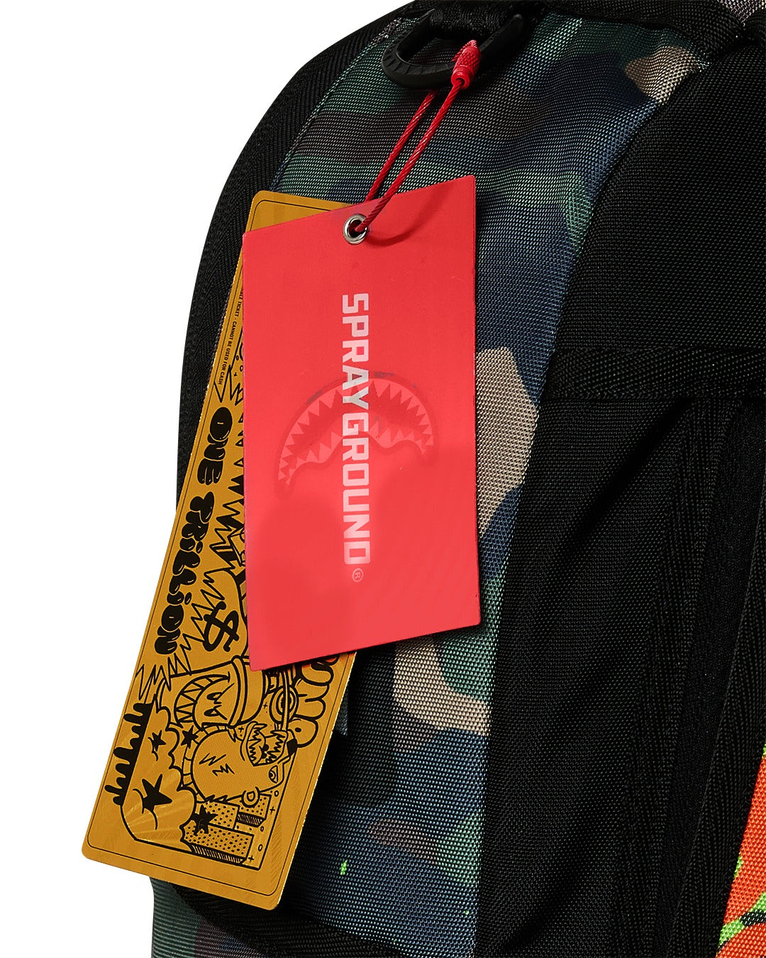 90'S NICK CAMO WITH GRAFFITI BACKPACK