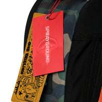 90'S NICK CAMO WITH GRAFFITI BACKPACK