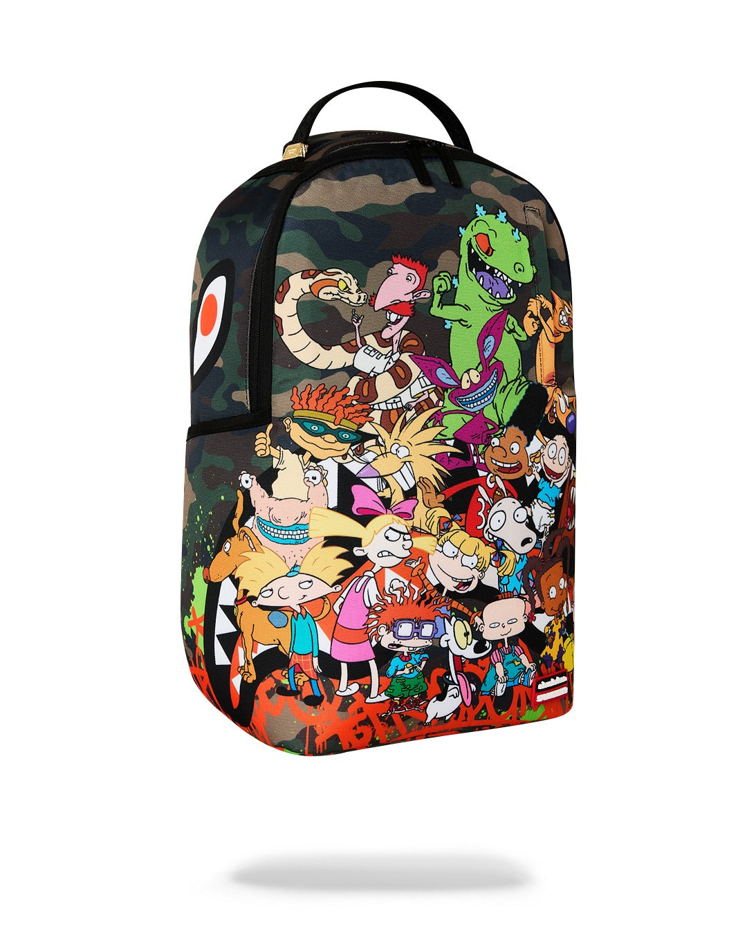 90'S NICK CAMO WITH GRAFFITI BACKPACK