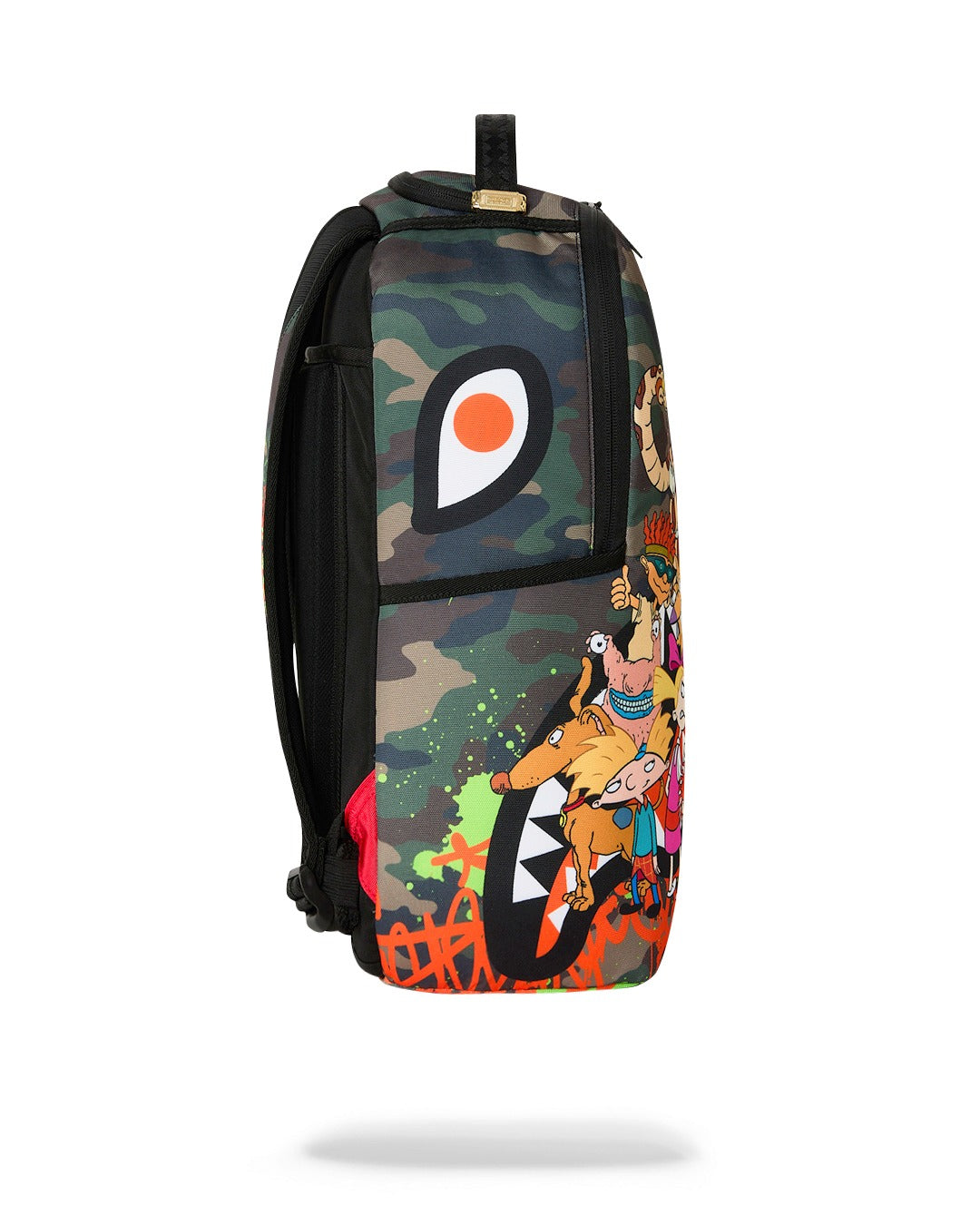 90'S NICK CAMO WITH GRAFFITI BACKPACK