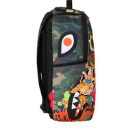 90'S NICK CAMO WITH GRAFFITI BACKPACK