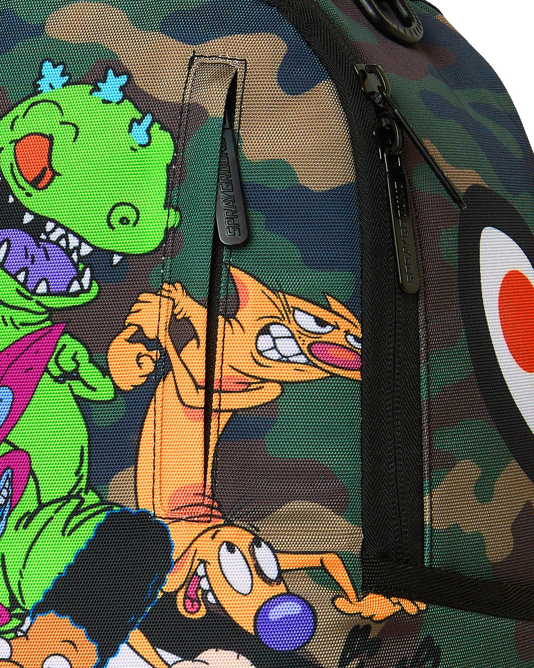90'S NICK CAMO WITH GRAFFITI BACKPACK