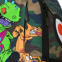 90'S NICK CAMO WITH GRAFFITI BACKPACK